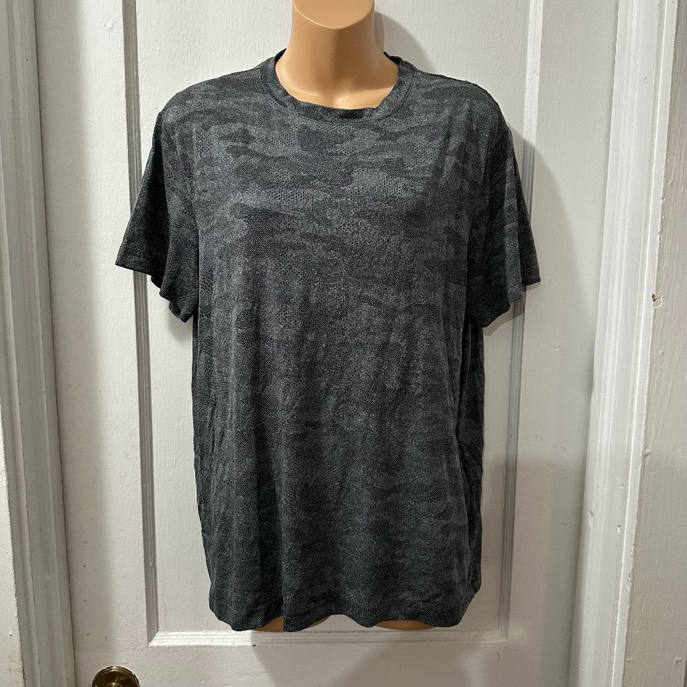 Zelos Black Camo Active Short Sleeve in M